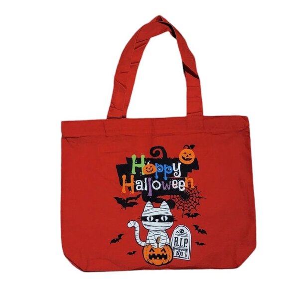 Halloween Trick or Treat Canvas Tote Bags - NIP - Picture 3 of 11